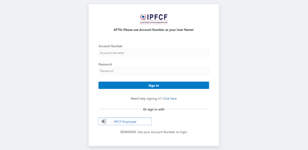 Log in to the new IPFCF portal to ensure compliance